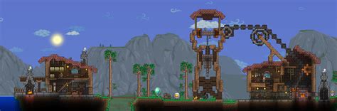 Helevator drill build. : r/Terraria