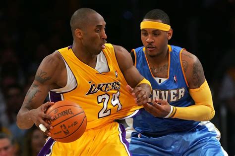 Carmelo Anthony And Kobe Bryant Had An Intense And Physical Duel In The ...