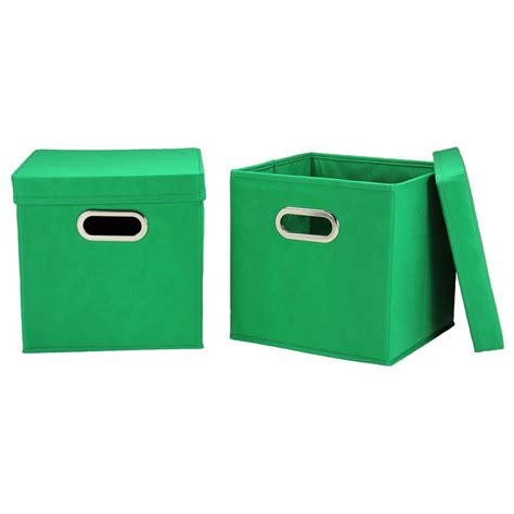 Storage Cubes in Green- Set of 2 - Walmart.com - Walmart.com