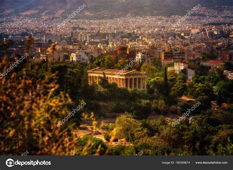 Acropolis Sunset over Athens, Greece Stock Photo by ©weissdergeier ...