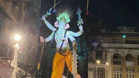 Ganeshotsav 2023: Mumbai’s Khetwadi embraces a grand 45-foot Ganesh idol