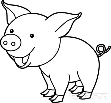 Free Pig Clipart Black And White, Download Free Pig Clipart Black And ...