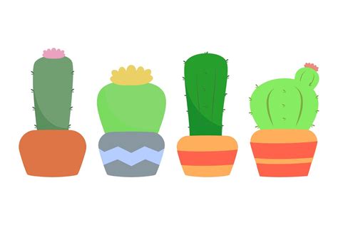 Cactus Houseplant Vector Design Graphic by nouraartdesign · Creative ...