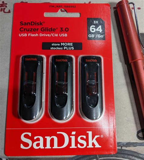 SanDisk Cruzer Glide 3.0 3-Pack 64GB USB Flash Drive - David Yin's Blog