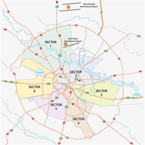 Harta Bucuresti interactiva - Strazile orasului Bucuresti