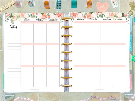 Printable Happy Planner Pages