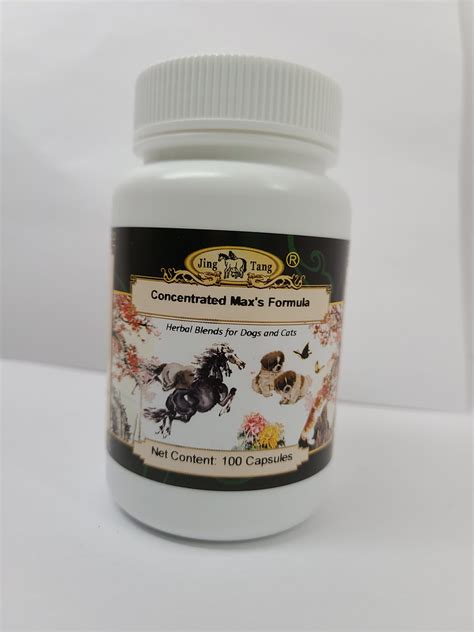 Jing Tang Herbals :Concentrated Max's Formula 0.5g capsule (100 capsul ...