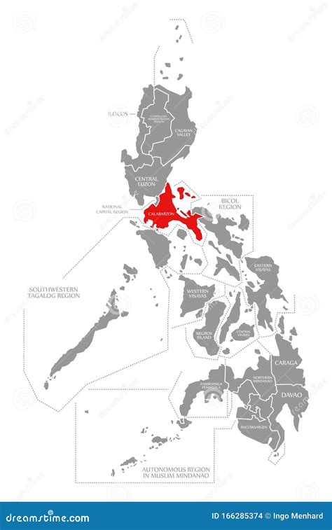 Calabarzon Physical Map