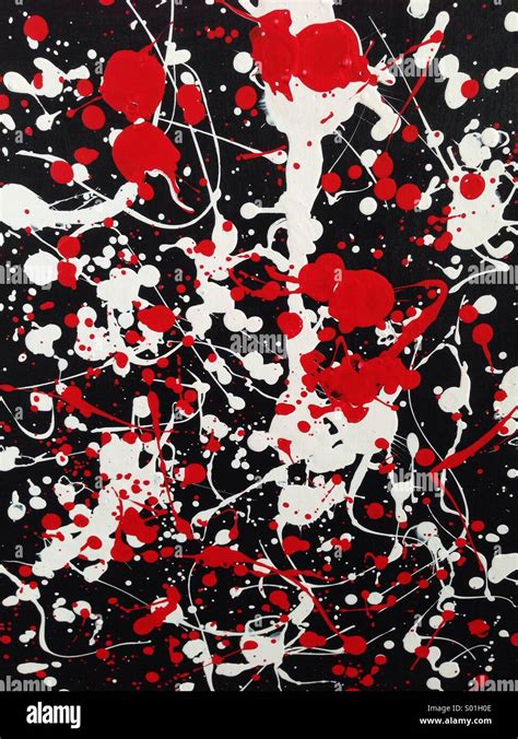 Red Paint Splatter Background