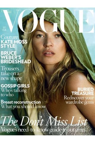 Kate Moss on the cover of Vogue | British Vogue | British Vogue