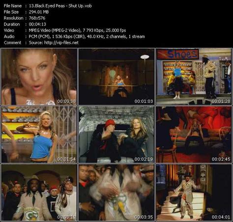 Black Eyed Peas video - Shut Up