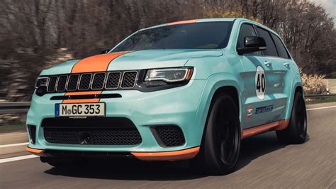 Jeep Grand Cherokee Trackhawk Gets Gulf Livery, 900 HP