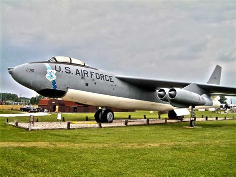 B-47 Stratojet, S/N 51-2315, on display at the Grissom Air Museum in ...