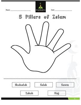 Pillars Of Islam Worksheet