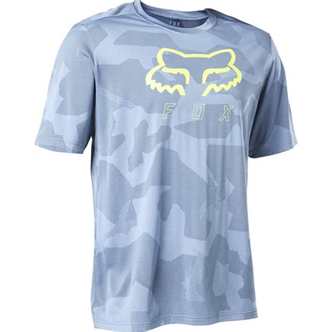 Fox MTB Jerseys Short Sleeve Ranger Tru Dri Dusty Blue | Maciag Offroad