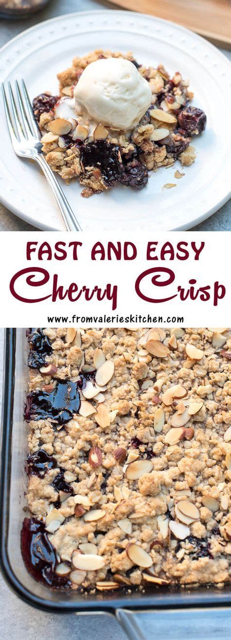 The use of frozen cherries make this Fast and Easy Cherry Crisp a ...