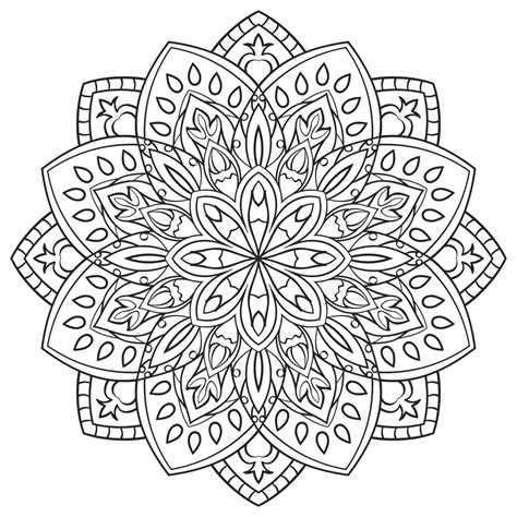 Mándalas para colorear, dibujos mandalas para imprimir