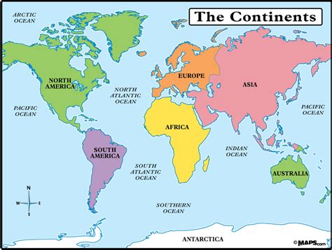 ENGLISH KIDS FUN: The continents