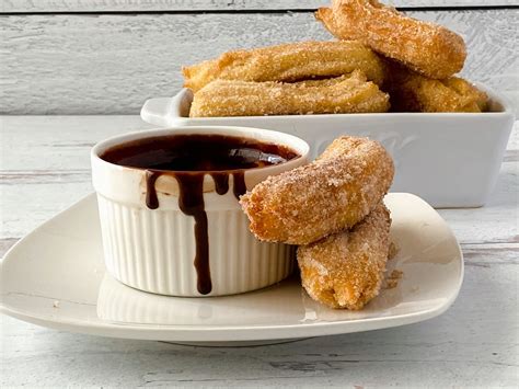 Copycat Disneyland Churros with Chocolate Sauce | Scrambled Chefs