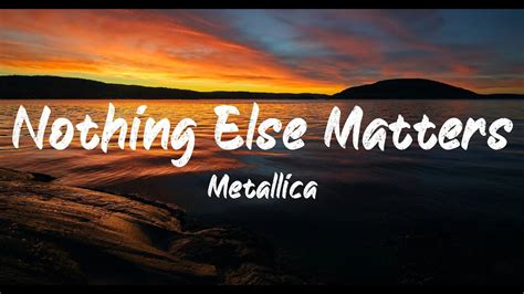 Metallica - Nothing else matters (Lyrics) | BUGG Lyrics - YouTube