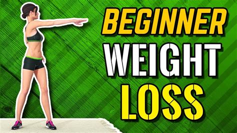 Beginner Weight Loss Workout - Easy Exercises At Home - YouTube