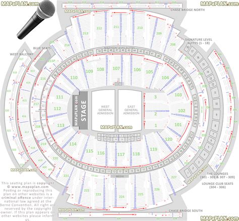 Madison Square Garden seating chart - Concert general admission ...