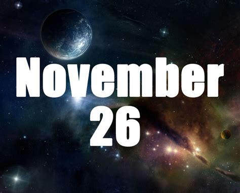 November 26 Birthday horoscope - zodiac sign for November 26th