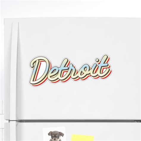 'Detroit' Sticker by Nemo312 | Sticker design, Detroit, Stickers