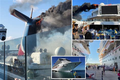 Carnival Cruise ship catches fire - Darcey Bernal