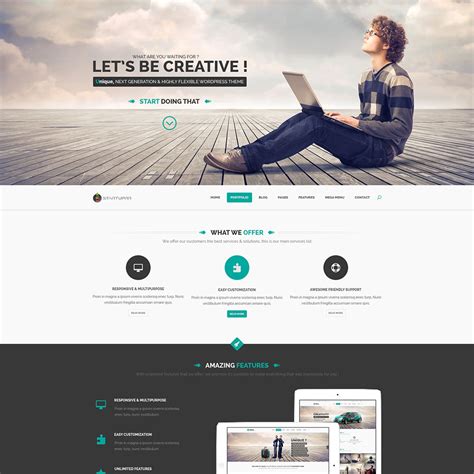 Startup Landing Page Template Free PSD – Download PSD