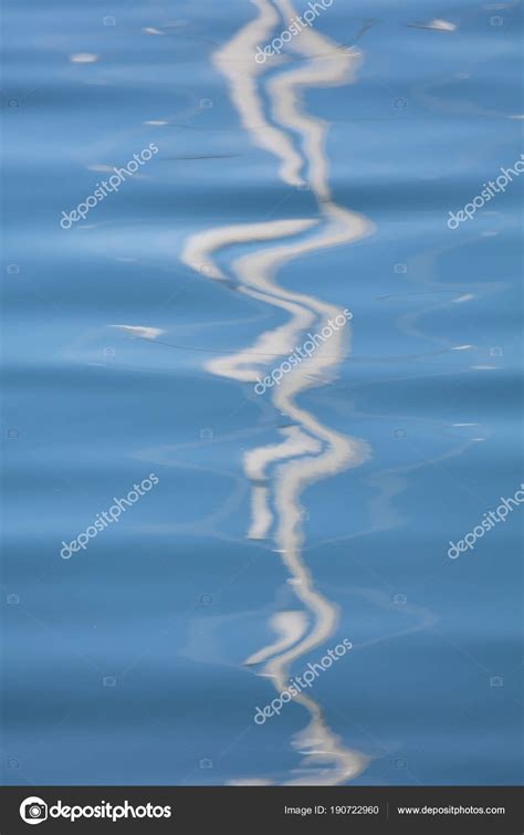 Abstract White Reflection Blue Water Pattern Background Stock Photo by ...