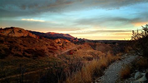 Sunrise over Red Rock Canyon.