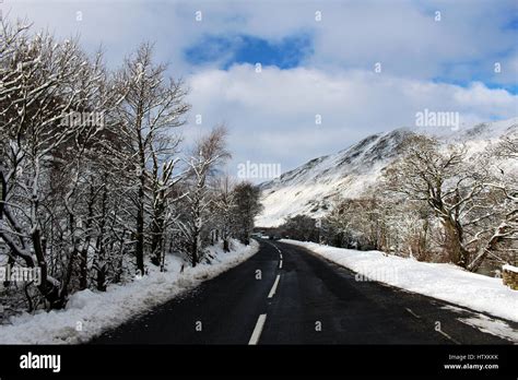 Scottish Highlands in Winter Stock Photo - Alamy