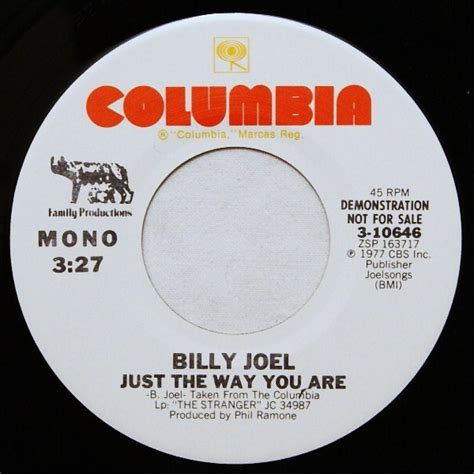 Billy Joel - Just The Way You Are (1977, Santa Maria Pressing, Vinyl ...