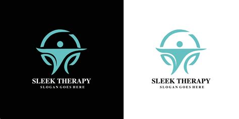 sleek therapy logo design free Vector and free SVG 38237409 Vector Art ...