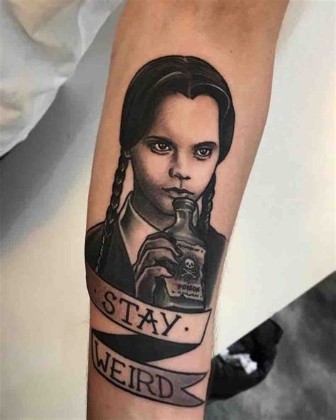 Wednesday Addams Tattoo