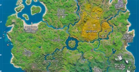 Fortnite Chapter 2 Season 5 Character Map