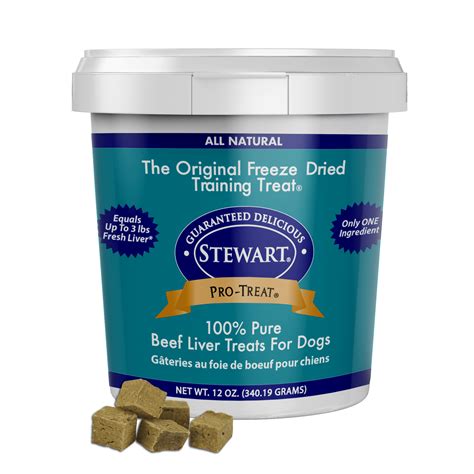 Stewart Freeze Dried Tub Beef Liver Dog Treats, 14 ...