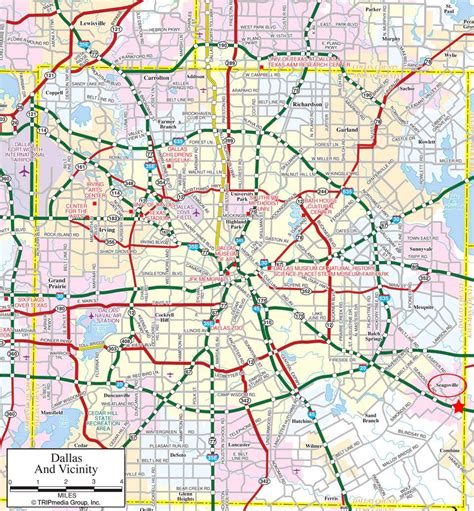 Mapas Detallados De Dallas Para Descargar Gratis E Imprimir - Bank2home.com