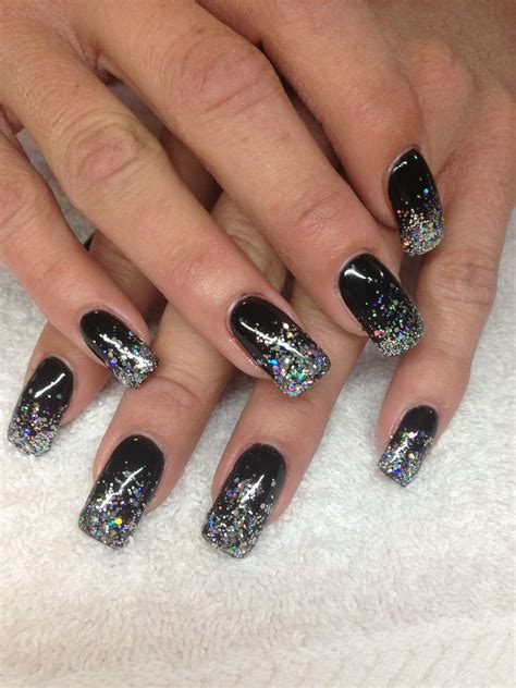 Pin by Lori Anastos-Dreaming of nails on Nails I've done | Black nails ...