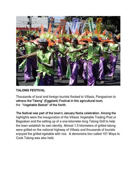 Festivals in Pangasinan | PDF