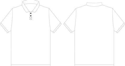 Polo Shirt Template, Polo Shirt, Fashion, Tshirt PNG and Vector with ...