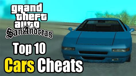 GTA San Andreas PC - Top 10 Car Cheats - YouTube