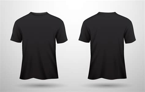 3D T-Shirt Black Mockup 22027526 Vector Art at Vecteezy