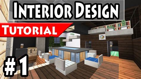 Minecraft Modern House Interior Design Tutorial Part 1 8 How To Make You