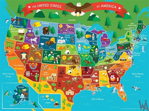 United States Map Landmarks