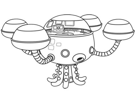 Octonauts: Octopod Coloring Page #cartoon #coloring #pages #cartoon # ...