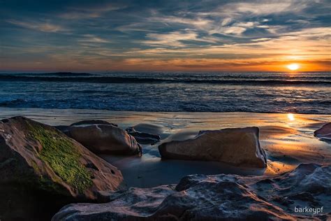 "Long Beach Sunset" by barkeypf | Redbubble