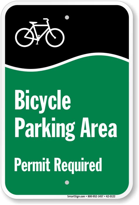 Bicycle Parking Signs - Durable, aluminum signs