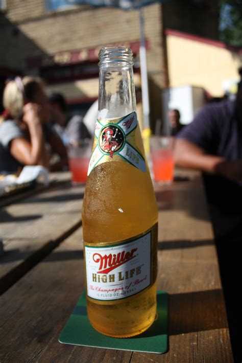 Miller High Life Bottle | Miller High Life bottle at the Aug… | Flickr